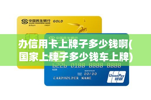 办信用卡上牌子多少钱啊(国家上牌子多少钱车上牌)