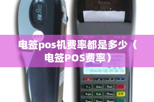 电签pos机费率都是多少（电签POS费率）