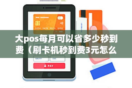 大pos每月可以省多少秒到费（刷卡机秒到费3元怎么取消）