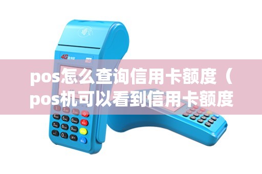 pos怎么查询信用卡额度(pos机可以看到信用卡额度吗) pos怎么查询信用卡额度(pos机可以看到信用卡额度吗)