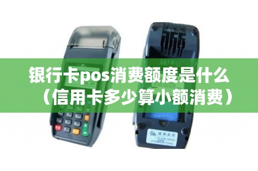 银行卡pos消费额度是什么（信用卡多少算小额消费）