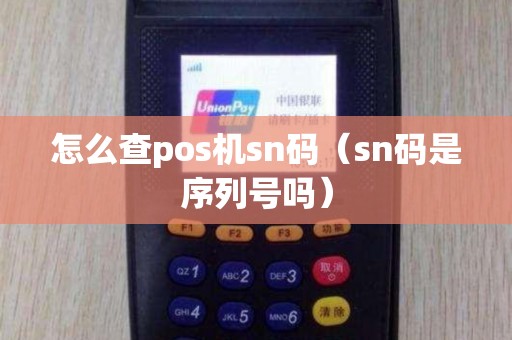 怎么查pos机sn码（sn码是序列号吗）