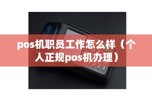 pos机职员工作怎么样（个人正规pos机办理）