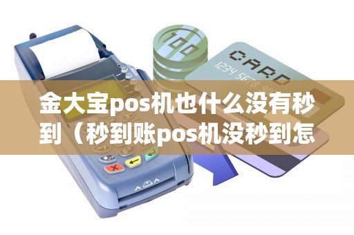 金大宝pos机也什么没有秒到（秒到账pos机没秒到怎么回事）