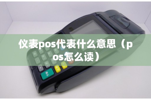 仪表pos代表什么意思（pos怎么读）