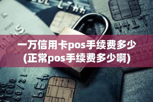 一万信用卡pos手续费多少(正常pos手续费多少啊)