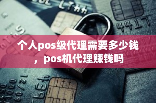 个人pos级代理需要多少钱，pos机代理赚钱吗