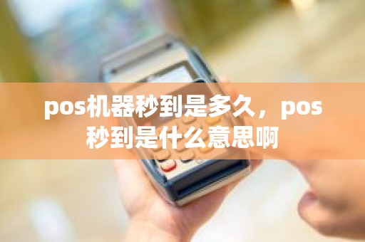 pos机器秒到是多久，pos秒到是什么意思啊