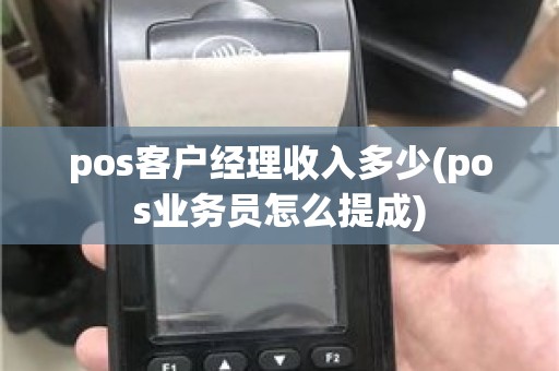 pos客户经理收入多少(pos业务员怎么提成) pos客户经理收入多少(pos业务员怎么提成)