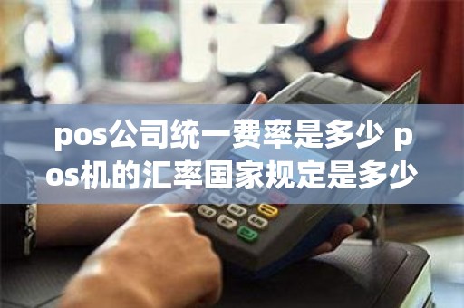 pos公司统一费率是多少 pos机的汇率国家规定是多少