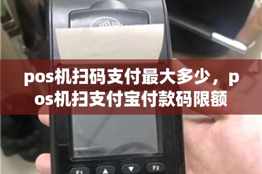 pos机扫码支付最大多少，pos机扫支付宝付款码限额