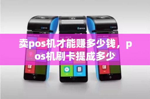 卖pos机才能赚多少钱，pos机刷卡提成多少