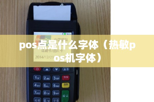 pos点是什么字体（热敏pos机字体）