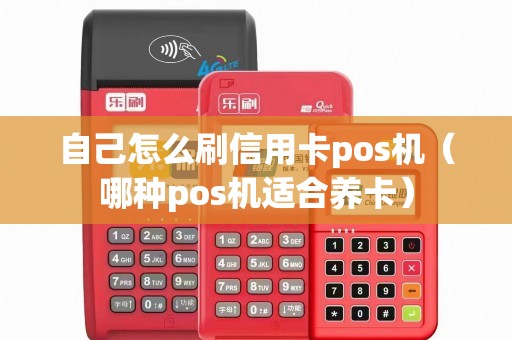自己怎么刷信用卡pos机（哪种pos机适合养卡）