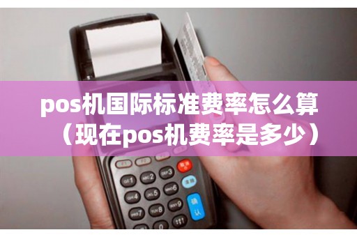 pos机国际标准费率怎么算（现在pos机费率是多少）