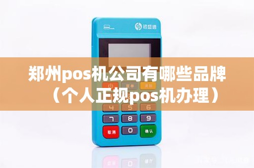 郑州pos机公司有哪些品牌（个人正规pos机办理）