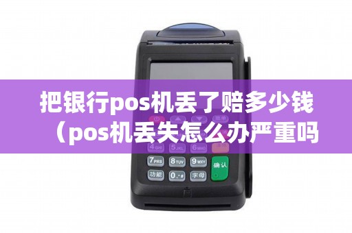 把银行pos机丢了赔多少钱（pos机丢失怎么办严重吗）