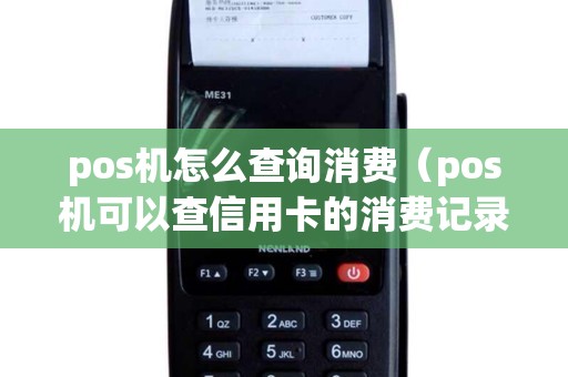 pos机怎么查询消费（pos机可以查信用卡的消费记录吗）
