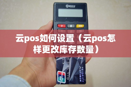 云pos如何设置（云pos怎样更改库存数量）