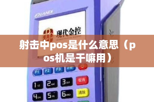 射击中pos是什么意思（pos机是干嘛用）