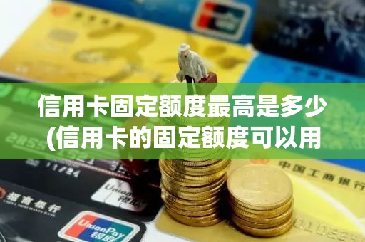信用卡固定额度最高是多少(信用卡的固定额度可以用吗)
