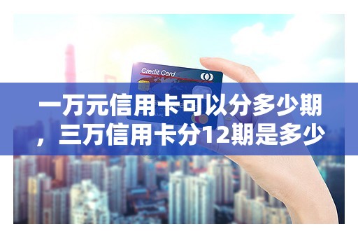 一万元信用卡可以分多少期，三万信用卡分12期是多少钱