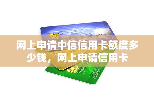 网上申请中信信用卡额度多少钱，网上申请信用卡