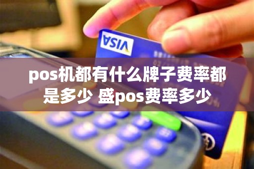 pos机都有什么牌子费率都是多少 盛pos费率多少