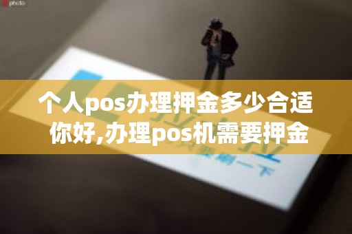 个人pos办理押金多少合适 你好,办理pos机需要押金吗