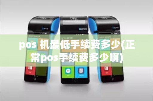 pos 机最低手续费多少(正常pos手续费多少啊)