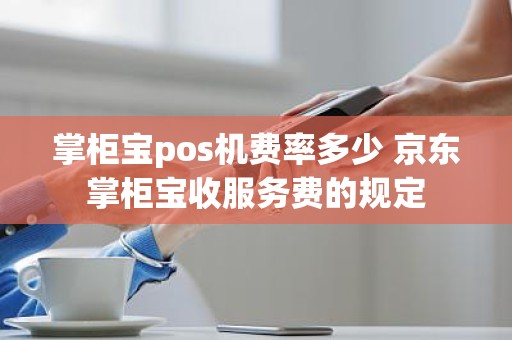 掌柜宝pos机费率多少 京东掌柜宝收服务费的规定