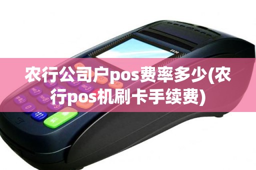 农行公司户pos费率多少(农行pos机刷卡手续费)