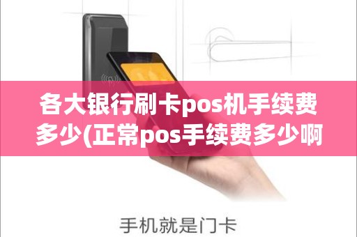 各大银行刷卡pos机手续费多少(正常pos手续费多少啊)