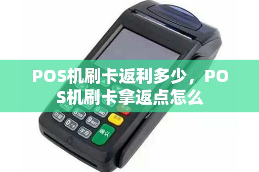 POS机刷卡返利多少,POS机刷卡拿返点怎么 POS机刷卡返利多少,POS机刷卡拿返点怎么