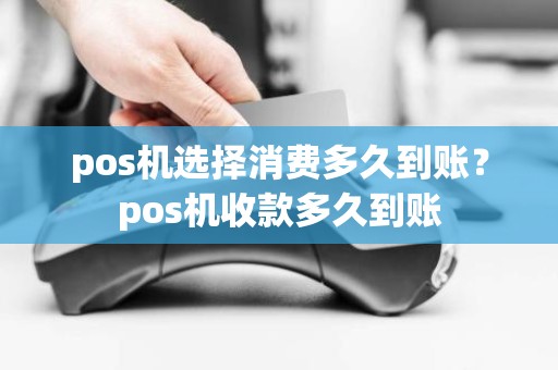 pos机选择消费多久到账？pos机收款多久到账