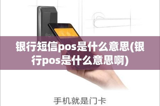 银行短信pos是什么意思(银行pos是什么意思啊)