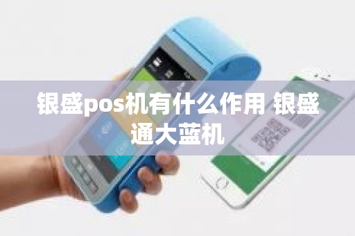 银盛pos机有什么作用 银盛通大蓝机