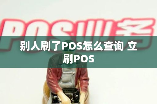 别人刷了POS怎么查询 立刷POS