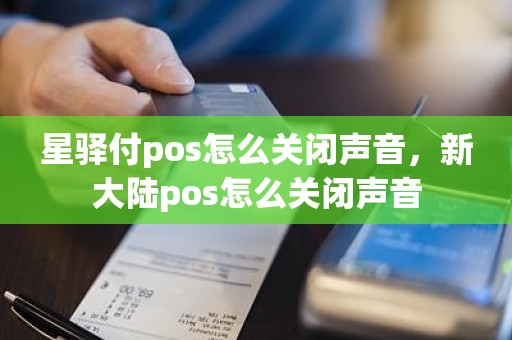 星驿付pos怎么关闭声音，新大陆pos怎么关闭声音