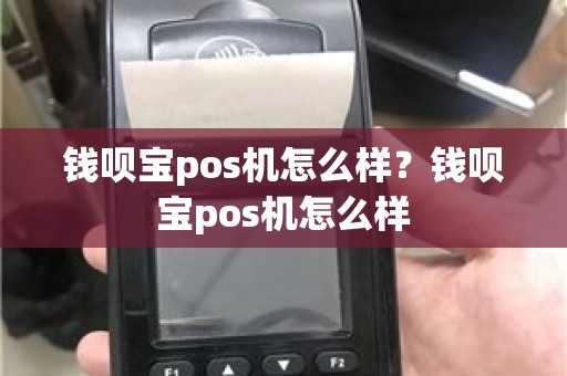 钱呗宝pos机怎么样？钱呗宝pos机怎么样