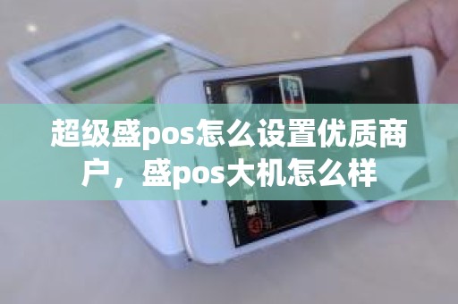 超级盛pos怎么设置优质商户，盛pos大机怎么样