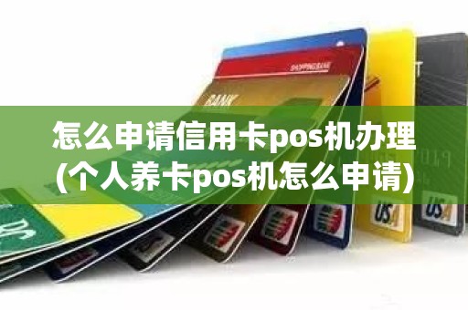 怎么申请信用卡pos机办理(个人养卡pos机怎么申请)