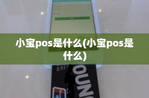 小宝pos是什么(小宝pos是什么)