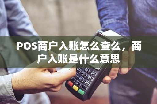 POS商户入账怎么查么，商户入账是什么意思