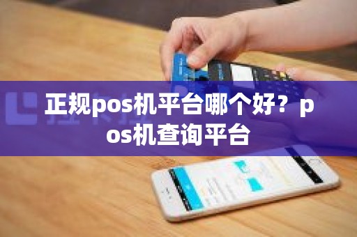 正规pos机平台哪个好？pos机查询平台