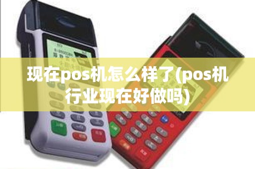 现在pos机怎么样了(pos机行业现在好做吗)