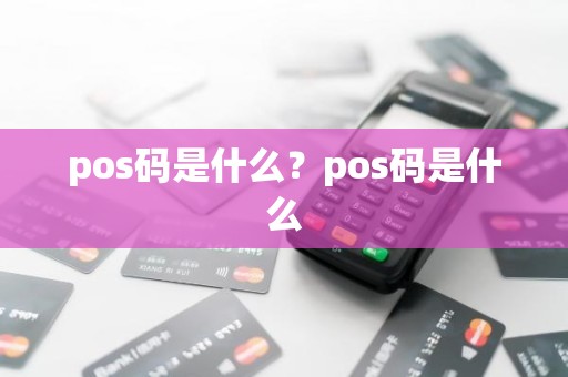 pos码是什么?pos码是什么 pos码是什么?pos码是什么