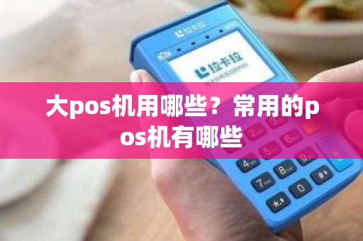 大pos机用哪些？常用的pos机有哪些