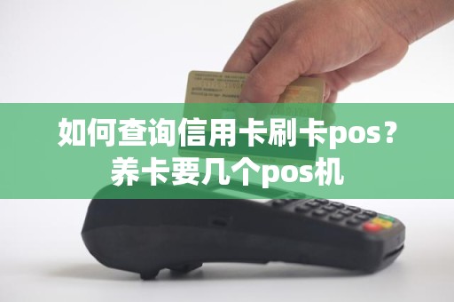 如何查询信用卡刷卡pos？养卡要几个pos机