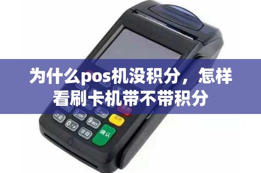 为什么pos机没积分，怎样看刷卡机带不带积分